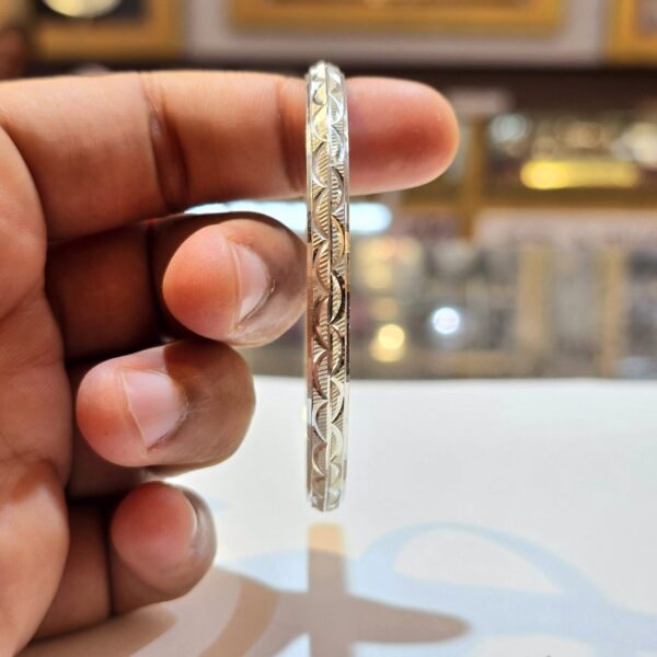 Italian Kada Sterling Silver Pure 925 BIS Hallmarked - Image 2