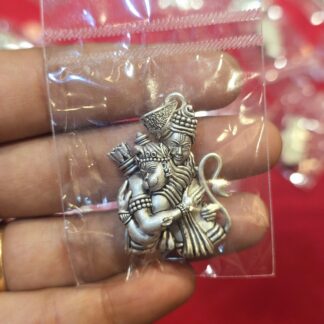 Ram and Hanuman Locket in Pure Silver 925 BIS Hallmarked