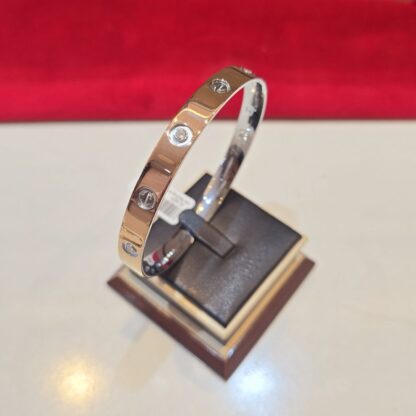 Italian Rose Kada for Mens in Pure 925 BIS Hallmarked