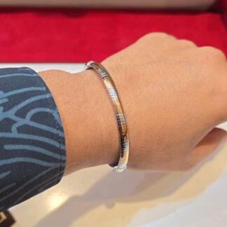 Italian Rose Kada for Mens in Pure 925 BIS Hallmarked