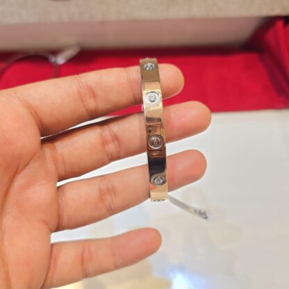 Italian Rose Kada for Mens in Pure 925 BIS Hallmarked - Image 2