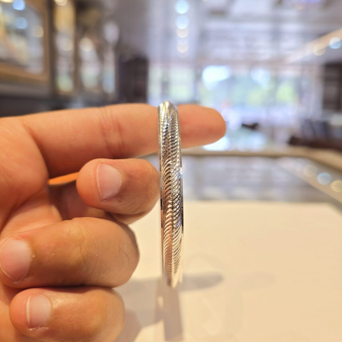 Curve Kada Sterling Silver Pure 925 BIS Hallmarked