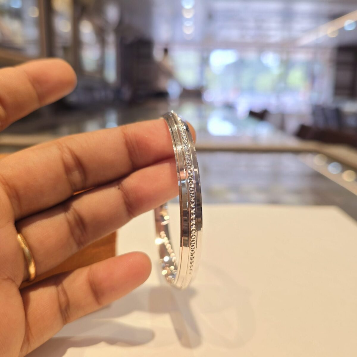 High Polish Dot Kada Sterling Silver Pure 925 BIS Hallmarked - Image 2