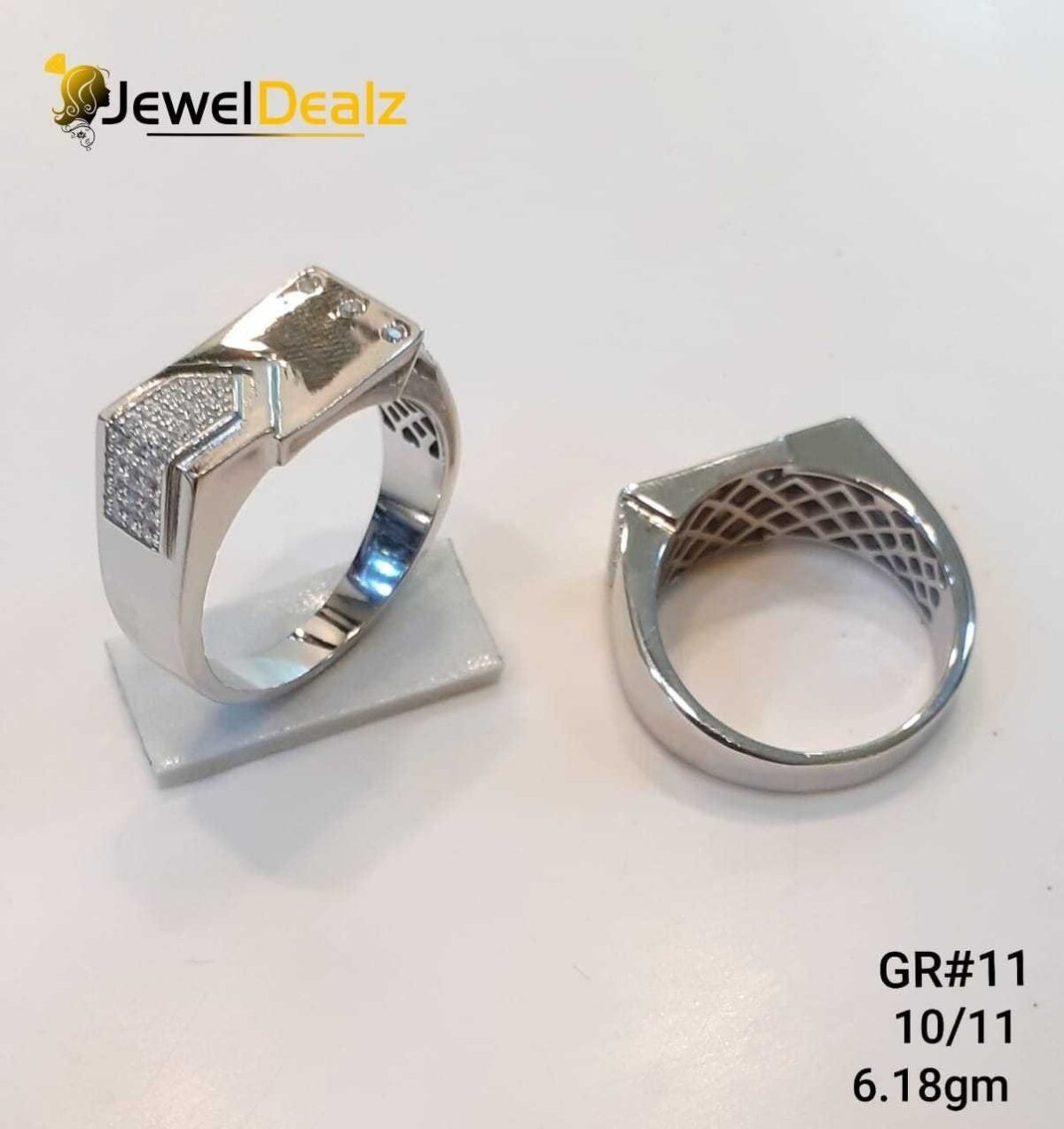 Gents Ring in Sterling Silver Pure 925 BIS Hallmarked - Image 1