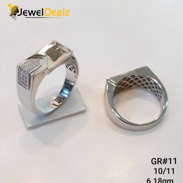 Gents Ring in Sterling Silver Pure 925 BIS Hallmarked