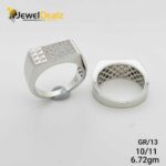 Gents Ring in Sterling Silver Pure 925 BIS Hallmarked