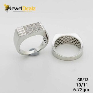 Gents Ring in Sterling Silver Pure 925 BIS Hallmarked