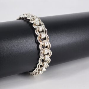 Indo Gents Bracelets in Sterling Silver Pure 925 Hallmarked