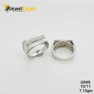 Gents Ring in Sterling Silver Pure 925 BIS Hallmarked