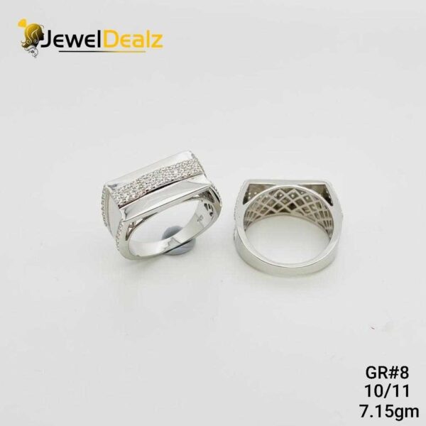 Gents Ring in Sterling Silver Pure 925 BIS Hallmarked