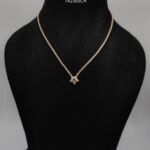 Chain with Stunning Star Pendant in Sterling Silver 925
