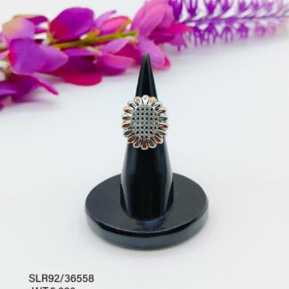 Adjustable Stunning Cocktail  Ladies Ring in Sterling Silver 925