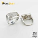 Gents Ring in Sterling Silver Pure 925 BIS Hallmarked