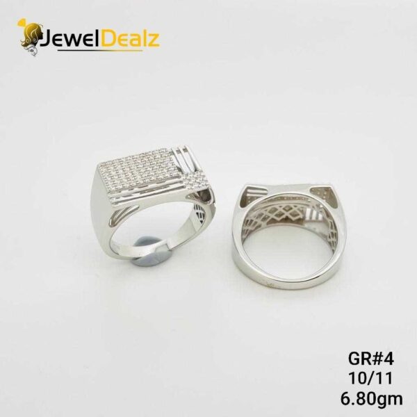 Gents Ring in Sterling Silver Pure 925 BIS Hallmarked