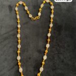 Temple Half Necklace With Earing in Pure Silver 925 BIS Hallmarked