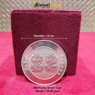 999 Pure Silver Coin 20 gms