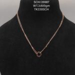 Elegant Incircle Pendent Necklace in Sterling Silver925