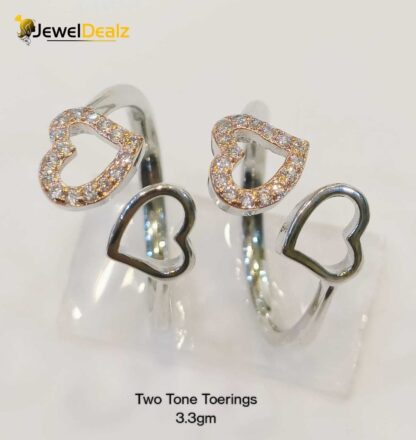 Toe Ring in Sterling Silver Pure 925 BIS Hallmarked