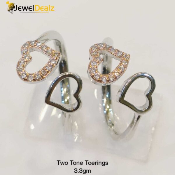 Toe Ring in Sterling Silver Pure 925 BIS Hallmarked