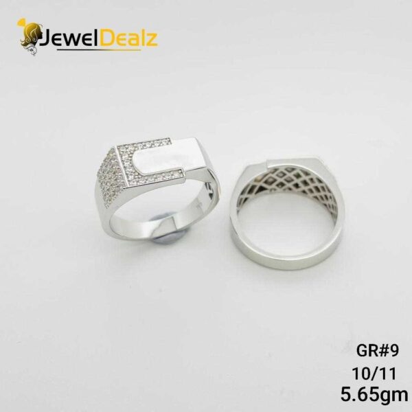 Gents Ring in Sterling Silver Pure 925 BIS Hallmarked