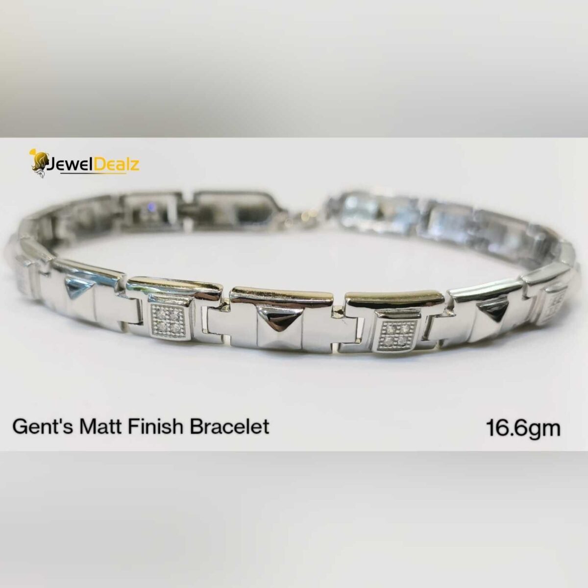 Gents Bracelet in Sterling Silver Pure 925 BIS Hallmarked