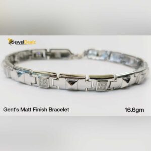 Gents Bracelet in Sterling Silver Pure 925 BIS Hallmarked