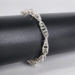 Hollow Gents Bracelets in Sterling Silver Pure 925 Hallmarked