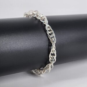 Hollow Gents Bracelets in Sterling Silver Pure 925 Hallmarked