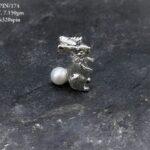 Exquisite Silver Bunny Brooch in Pure Silver 925 BIS Hallmarked