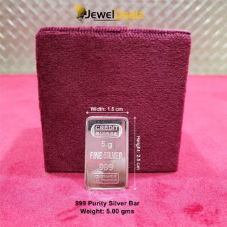 999 Pure Silver Bar 5 gms