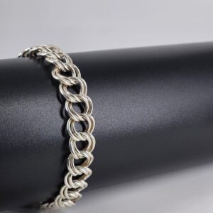 Hollow Gents Bracelets in Sterling Silver Pure 925 Hallmarked
