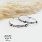 Casting Silver Bangles with Antique Touch 925 BIS Hallmarked