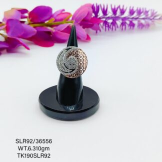 Adjustable Stunning Cocktail  Ladies Ring in Sterling Silver 925