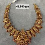 Temple Half Necklace in Pure Silver 925 BIS Hallmarked