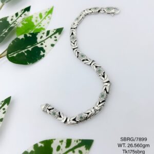 Men's Turkish Bracelet in Sterling Silver Pure 925 BIS Hallmarked