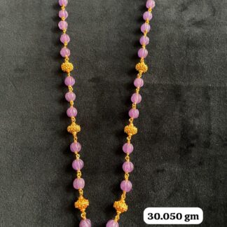 Temple Beads Necklace in Pure Silver 925 BIS Hallmarked