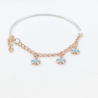 Stunning Charm Ladies Bracelet in Sterling Silver Pure 925