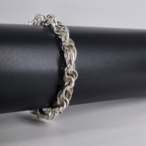 Hollow Gents Bracelets in Sterling Silver Pure 925 Hallmarked