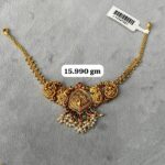 Temple Half Necklace in Pure Silver 925 BIS Hallmarked
