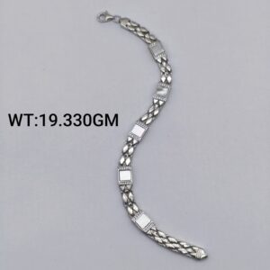 Men's Turkish Bracelet in Sterling Silver Pure 925 BIS Hallmarked