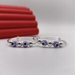 Evil Eye Baby Bala Adjustable in Pure Silver 925 Hallmarked