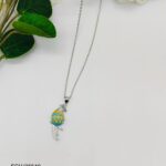 Chain with Macaw  Bird Pendent in Sterling Silver 925