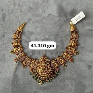 Temple Half Necklace in Pure Silver 925 BIS Hallmarked