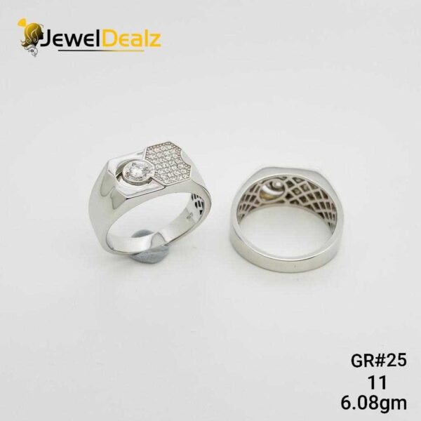 Gents Ring in Sterling Silver Pure 925 BIS Hallmarked