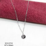 Antique Evil Eye Pendent Necklace in Sterling Silver925