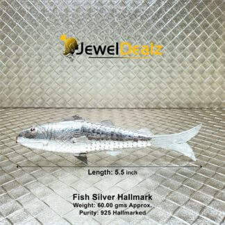 Fish Pure Silver 925 Hallmarked Length:5.5 inch