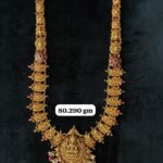 Temple Long Necklace in Pure Silver 925 BIS Hallmarked