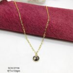 Antique Evil Eye Pendent Necklace in Sterling Silver925