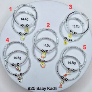 Baby Bala Cartoon in Pure Silver 925 Hallmarked
