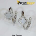 MOP Toe Ring in Sterling Silver Pure 925 BIS Hallmarked